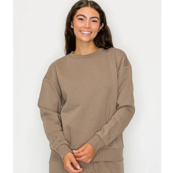 NWOT Rosio Women's Fleece Crewneck - Size Large - Picture 1 of 3